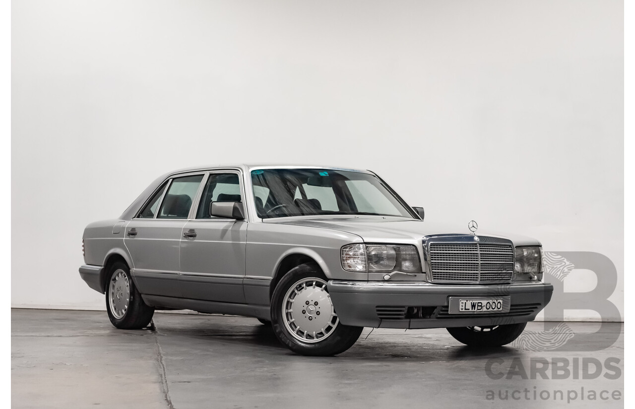 3/1989 Mercedes Benz 420 SEL W126 4d Sedan Silver V8 4.2L