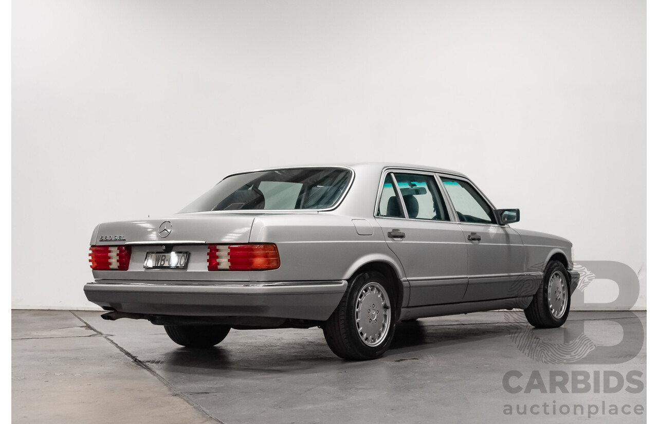 3/1989 Mercedes Benz 420 SEL W126 4d Sedan Silver V8 4.2L