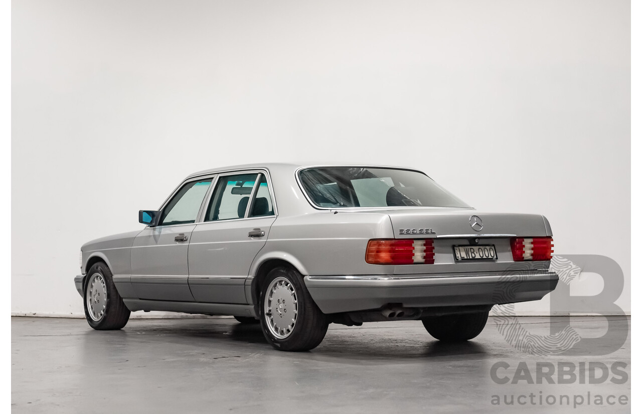 3/1989 Mercedes Benz 420 SEL W126 4d Sedan Silver V8 4.2L
