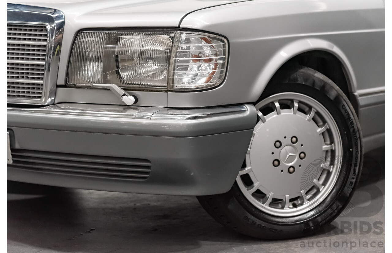 3/1989 Mercedes Benz 420 SEL W126 4d Sedan Silver V8 4.2L