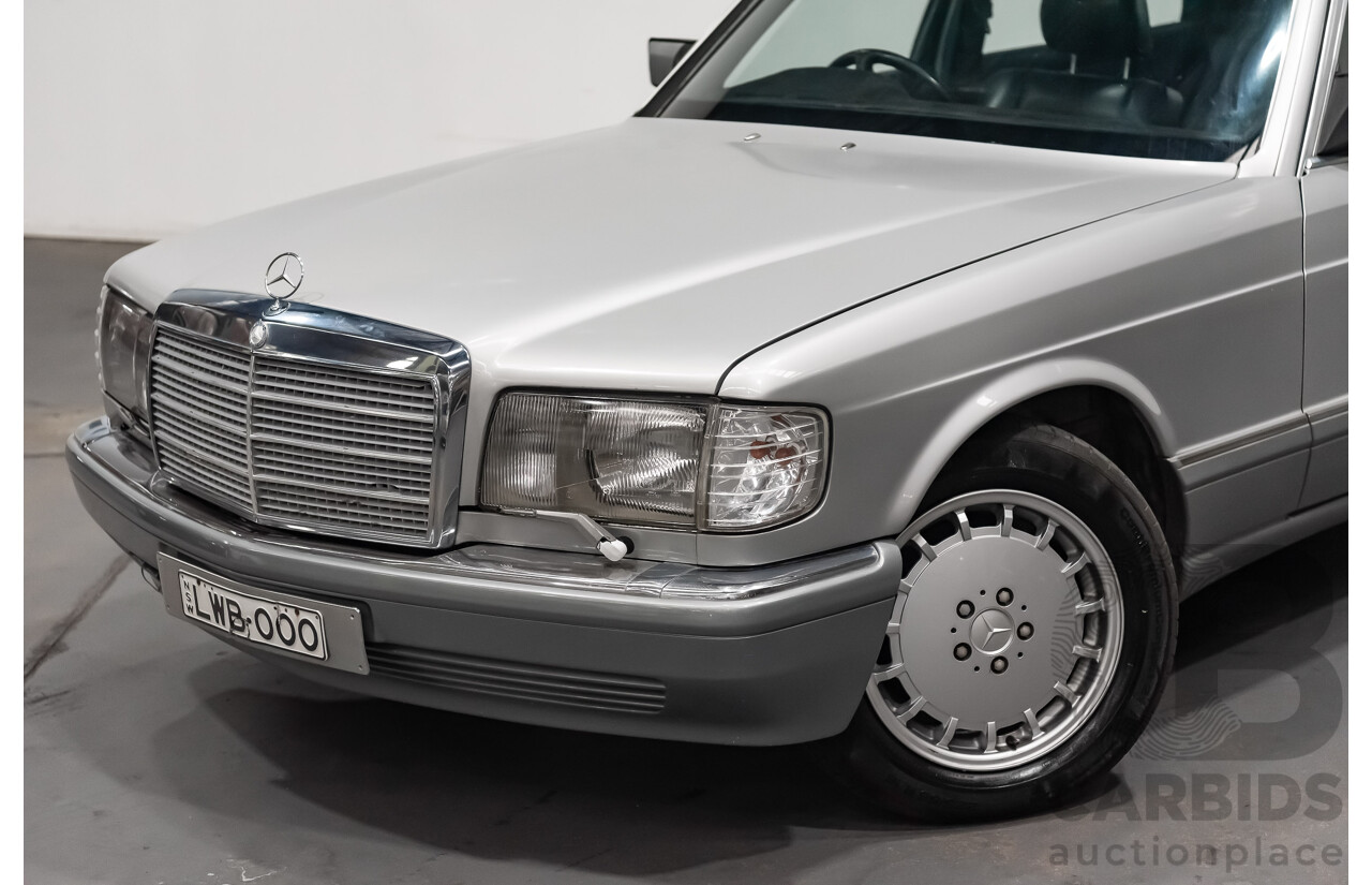 3/1989 Mercedes Benz 420 SEL W126 4d Sedan Silver V8 4.2L