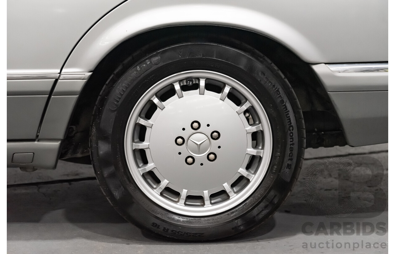 3/1989 Mercedes Benz 420 SEL W126 4d Sedan Silver V8 4.2L