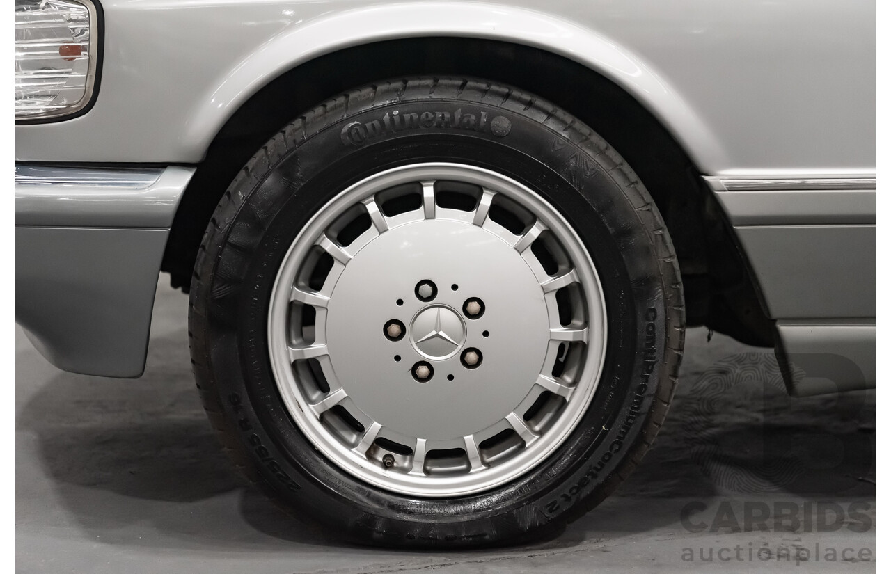3/1989 Mercedes Benz 420 SEL W126 4d Sedan Silver V8 4.2L