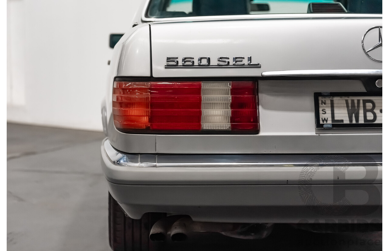 3/1989 Mercedes Benz 420 SEL W126 4d Sedan Silver V8 4.2L