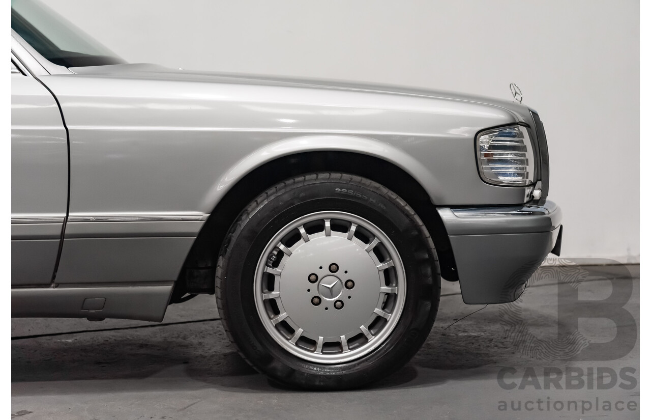 3/1989 Mercedes Benz 420 SEL W126 4d Sedan Silver V8 4.2L