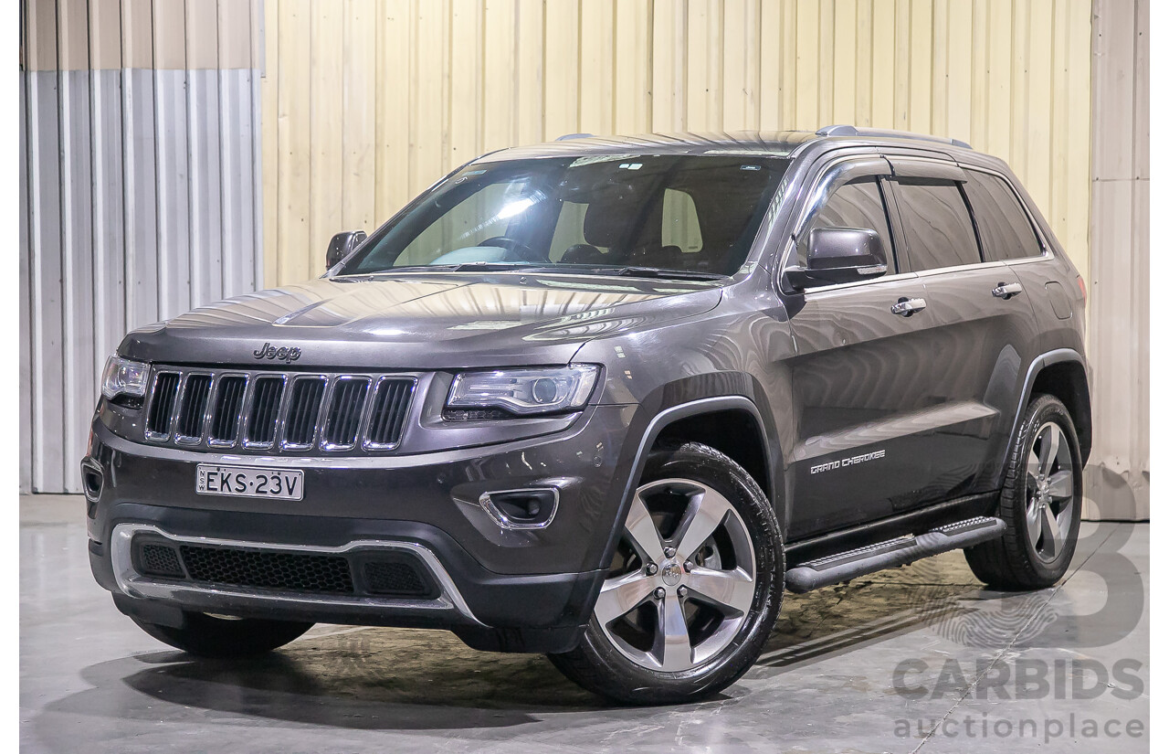 12/2013 Jeep Grand Cherokee Limited (4x4) WK MY13 4d Wagon Metallic Grey Turbo Diesel V6 3.0L