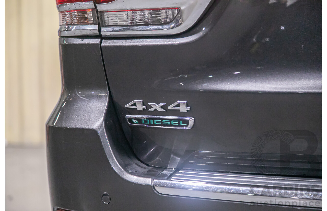 12/2013 Jeep Grand Cherokee Limited (4x4) WK MY13 4d Wagon Metallic Grey Turbo Diesel V6 3.0L