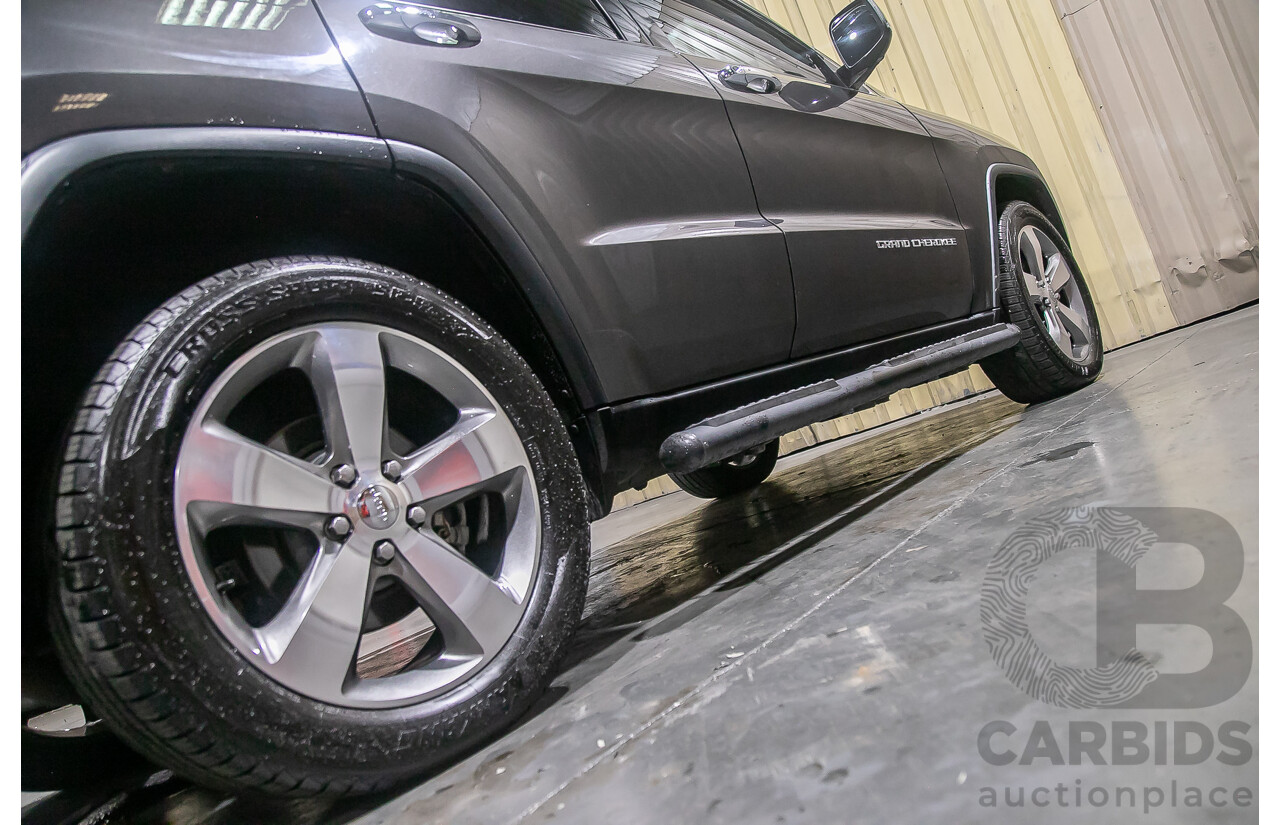 12/2013 Jeep Grand Cherokee Limited (4x4) WK MY13 4d Wagon Metallic Grey Turbo Diesel V6 3.0L