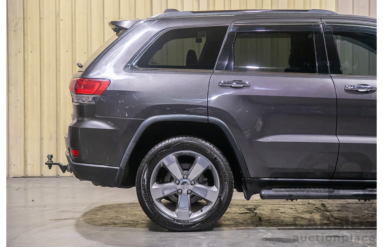 12/2013 Jeep Grand Cherokee Limited (4x4) WK MY13 4d Wagon Metallic Grey Turbo Diesel V6 3.0L