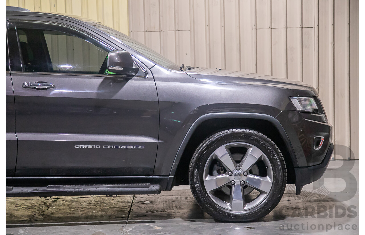 12/2013 Jeep Grand Cherokee Limited (4x4) WK MY13 4d Wagon Metallic Grey Turbo Diesel V6 3.0L