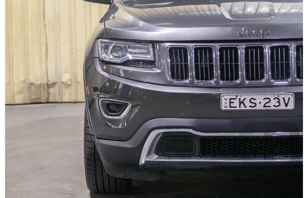 12/2013 Jeep Grand Cherokee Limited (4x4) WK MY13 4d Wagon Metallic Grey Turbo Diesel V6 3.0L