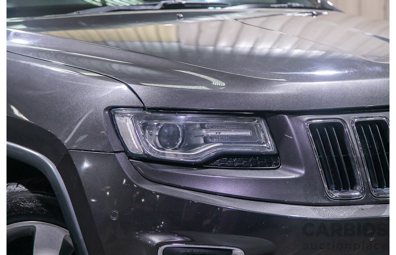 12/2013 Jeep Grand Cherokee Limited (4x4) WK MY13 4d Wagon Metallic Grey Turbo Diesel V6 3.0L