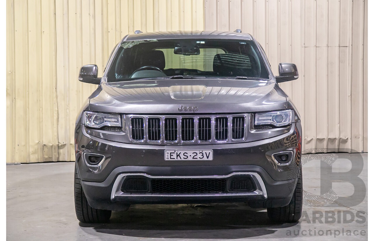 12/2013 Jeep Grand Cherokee Limited (4x4) WK MY13 4d Wagon Metallic Grey Turbo Diesel V6 3.0L
