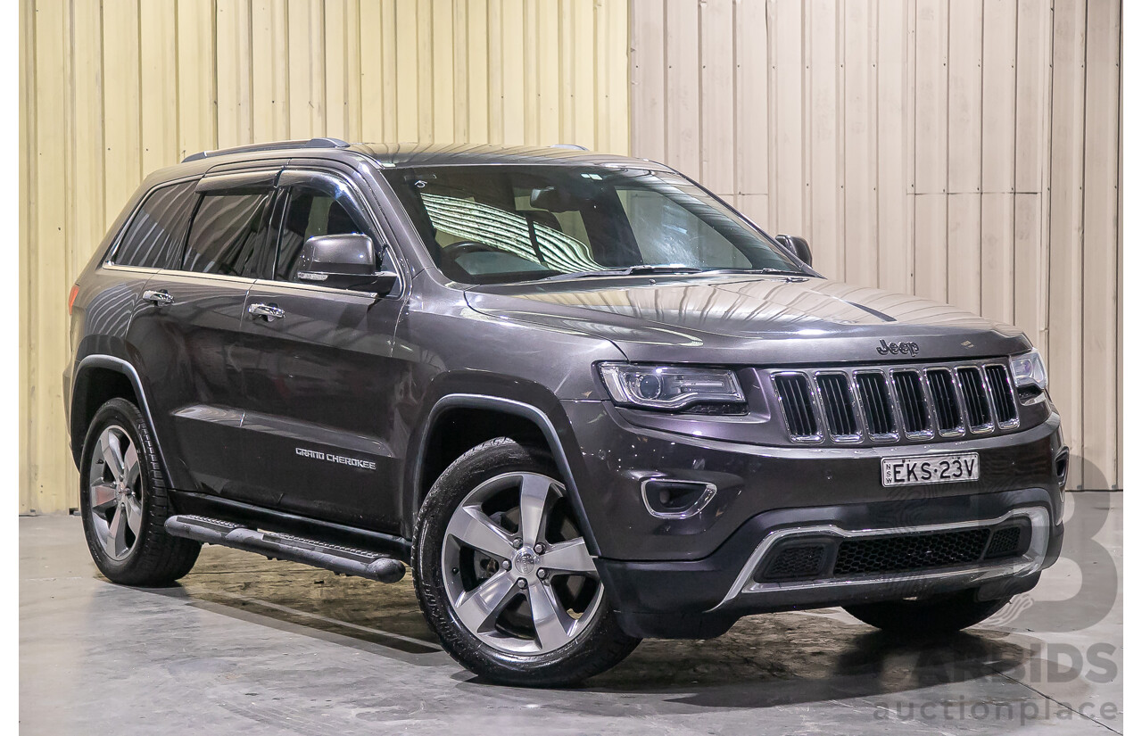 12/2013 Jeep Grand Cherokee Limited (4x4) WK MY13 4d Wagon Metallic Grey Turbo Diesel V6 3.0L