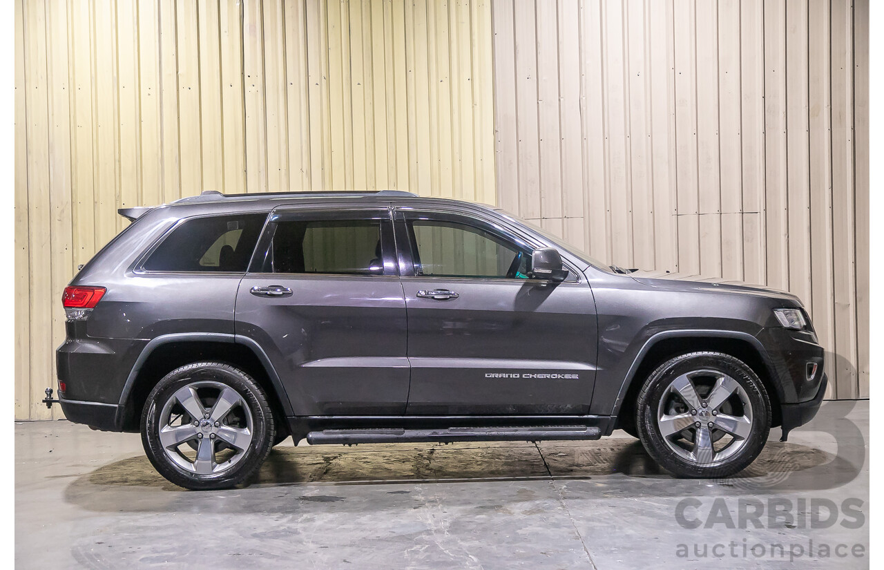 12/2013 Jeep Grand Cherokee Limited (4x4) WK MY13 4d Wagon Metallic Grey Turbo Diesel V6 3.0L