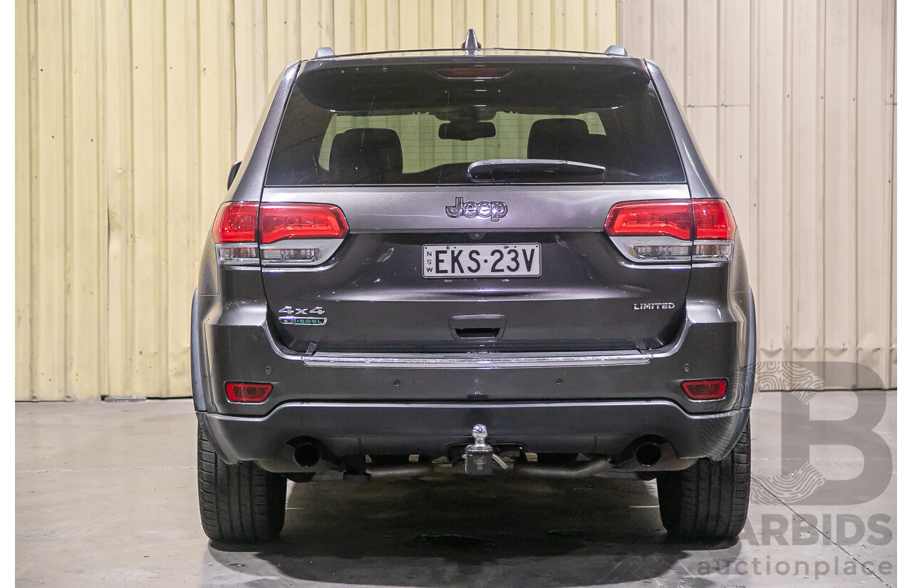 12/2013 Jeep Grand Cherokee Limited (4x4) WK MY13 4d Wagon Metallic Grey Turbo Diesel V6 3.0L