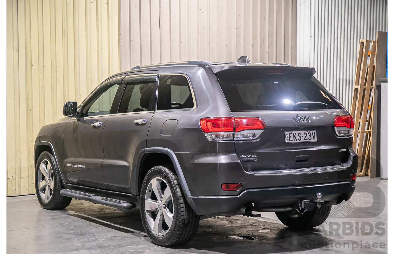12/2013 Jeep Grand Cherokee Limited (4x4) WK MY13 4d Wagon Metallic Grey Turbo Diesel V6 3.0L