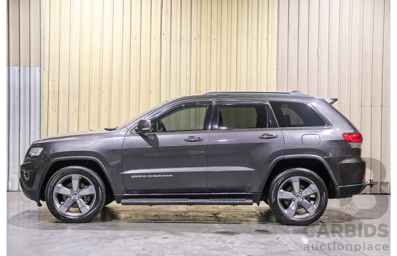 12/2013 Jeep Grand Cherokee Limited (4x4) WK MY13 4d Wagon Metallic Grey Turbo Diesel V6 3.0L