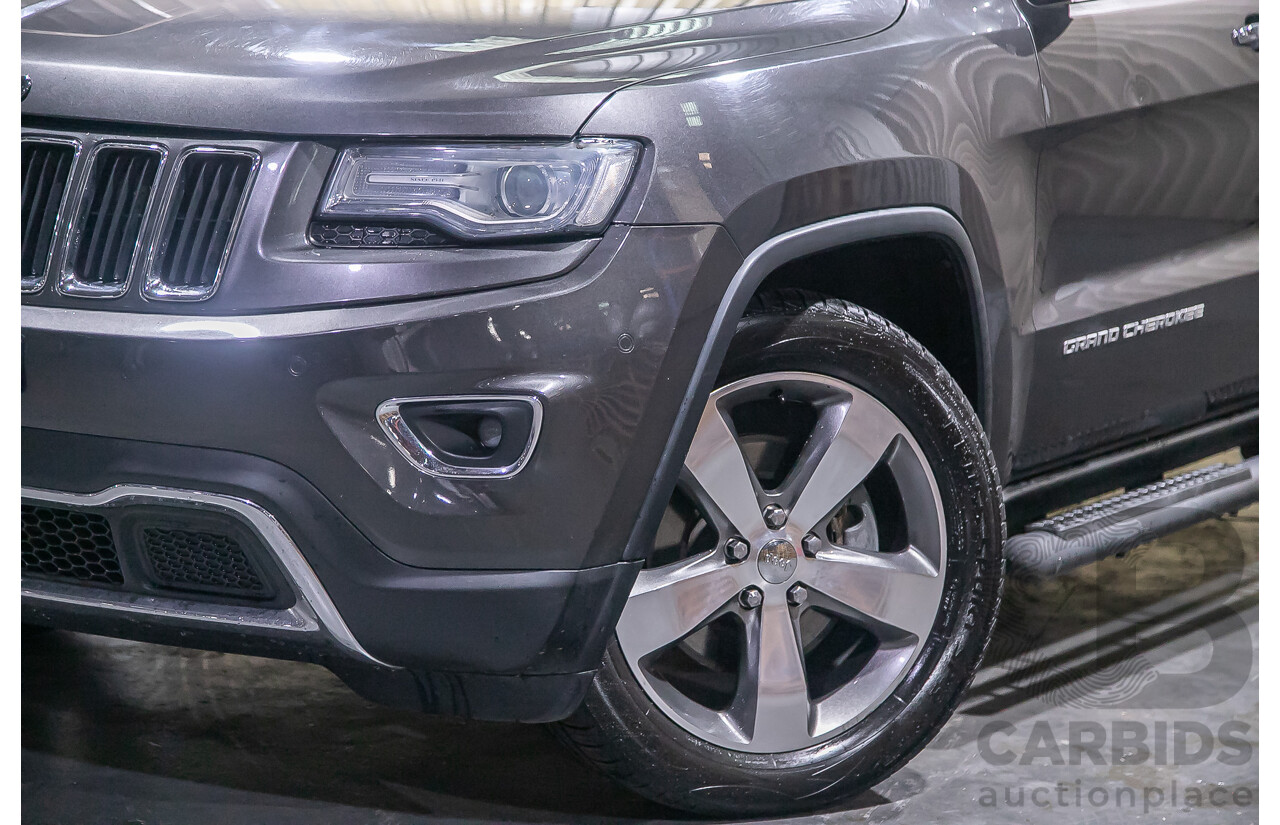 12/2013 Jeep Grand Cherokee Limited (4x4) WK MY13 4d Wagon Metallic Grey Turbo Diesel V6 3.0L