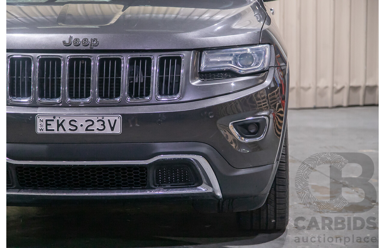 12/2013 Jeep Grand Cherokee Limited (4x4) WK MY13 4d Wagon Metallic Grey Turbo Diesel V6 3.0L