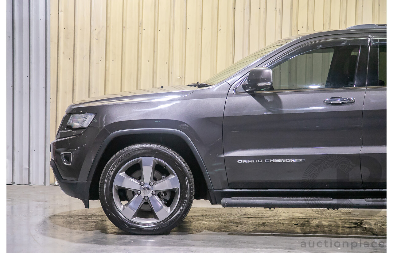 12/2013 Jeep Grand Cherokee Limited (4x4) WK MY13 4d Wagon Metallic Grey Turbo Diesel V6 3.0L