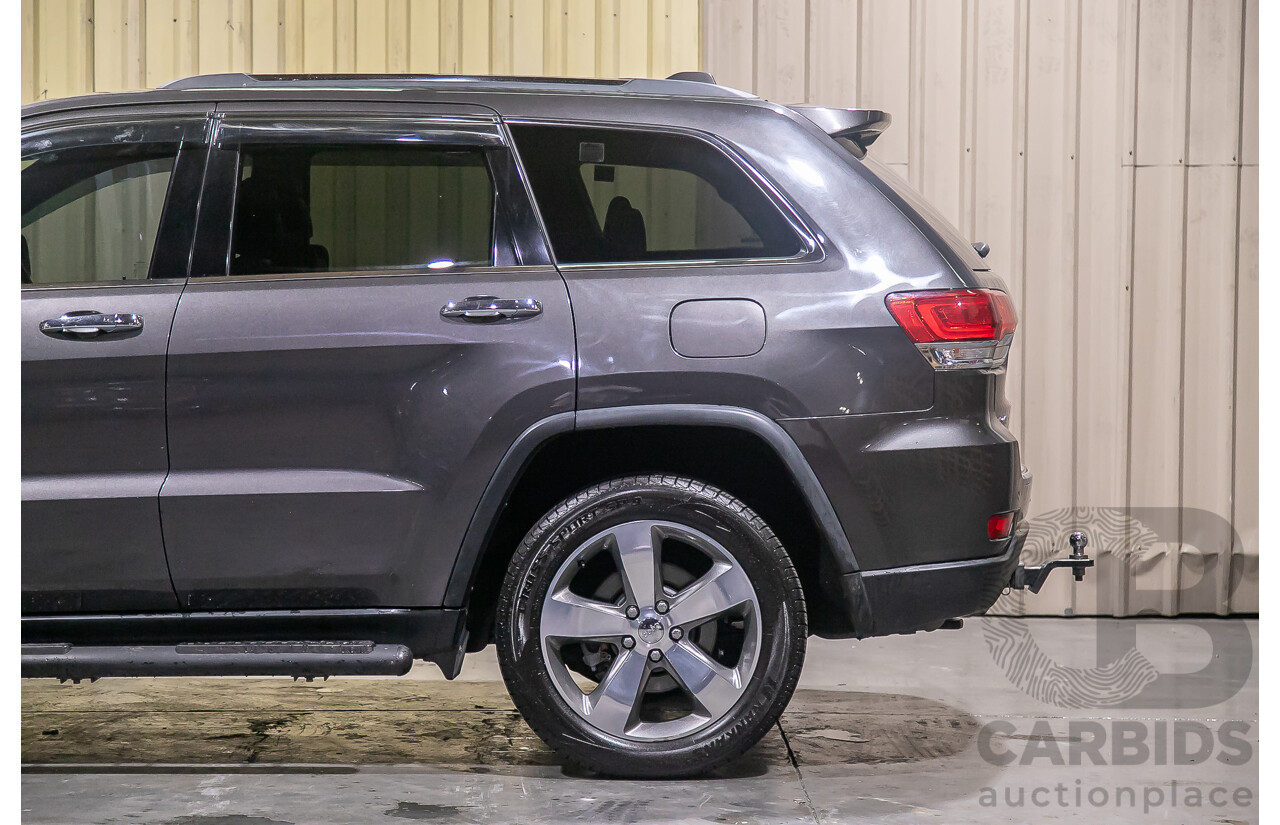 12/2013 Jeep Grand Cherokee Limited (4x4) WK MY13 4d Wagon Metallic Grey Turbo Diesel V6 3.0L