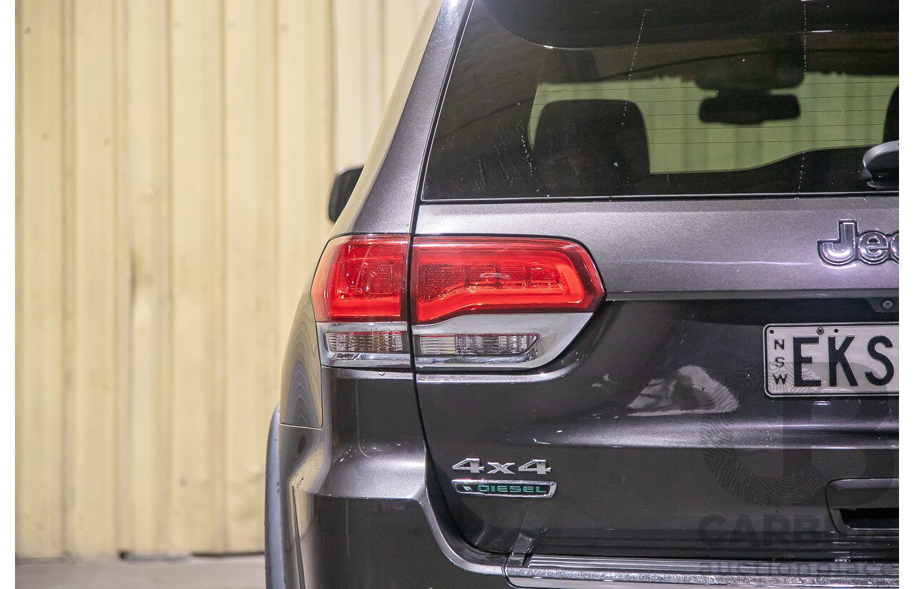 12/2013 Jeep Grand Cherokee Limited (4x4) WK MY13 4d Wagon Metallic Grey Turbo Diesel V6 3.0L