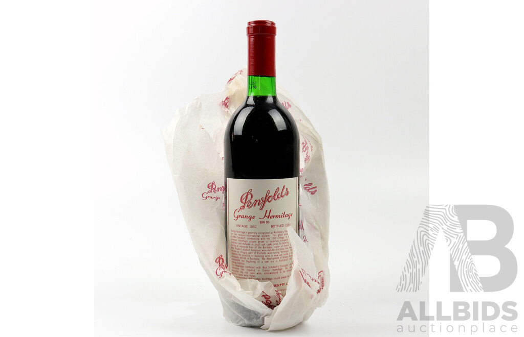 Penfolds Bin 95 Grange, Vintage 1987