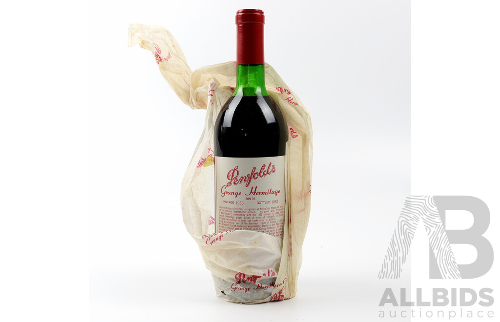 Penfolds Bin 95 Grange, Vintage 1980