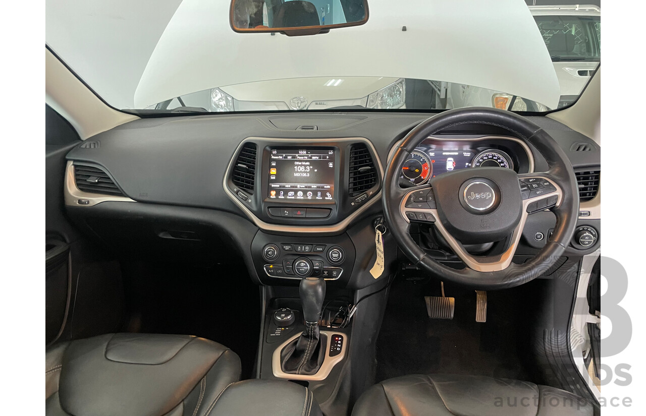 04/17 Jeep Cherokee LIMITED (4x4) 4x4 KL MY15 4D Wagon White 2.0L