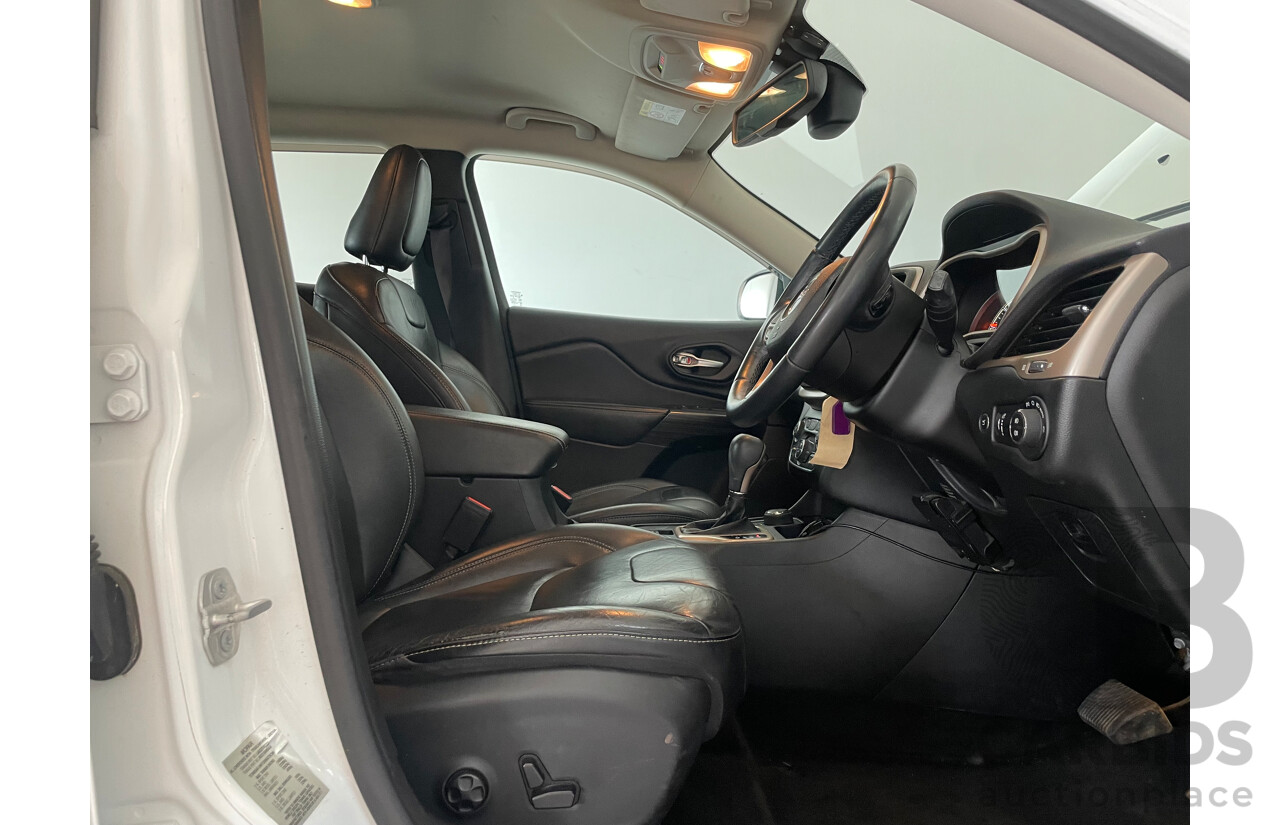 04/17 Jeep Cherokee LIMITED (4x4) 4x4 KL MY15 4D Wagon White 2.0L