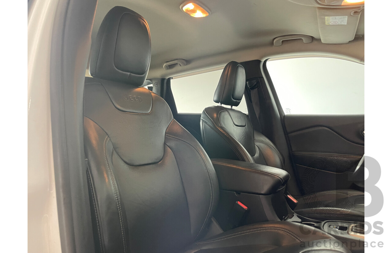 04/17 Jeep Cherokee LIMITED (4x4) 4x4 KL MY15 4D Wagon White 2.0L