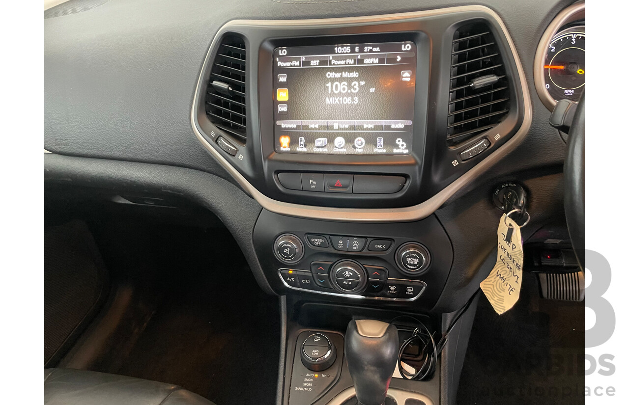 04/17 Jeep Cherokee LIMITED (4x4) 4x4 KL MY15 4D Wagon White 2.0L