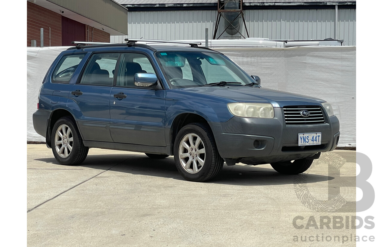 12/07 Subaru Forester X AWD MY07 4D Wagon Blue 2.5L