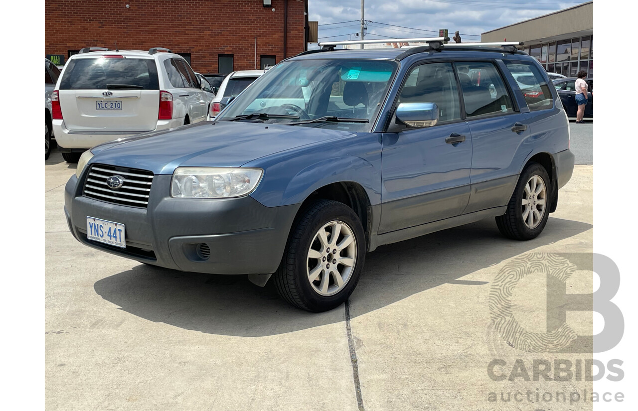12/07 Subaru Forester X AWD MY07 4D Wagon Blue 2.5L