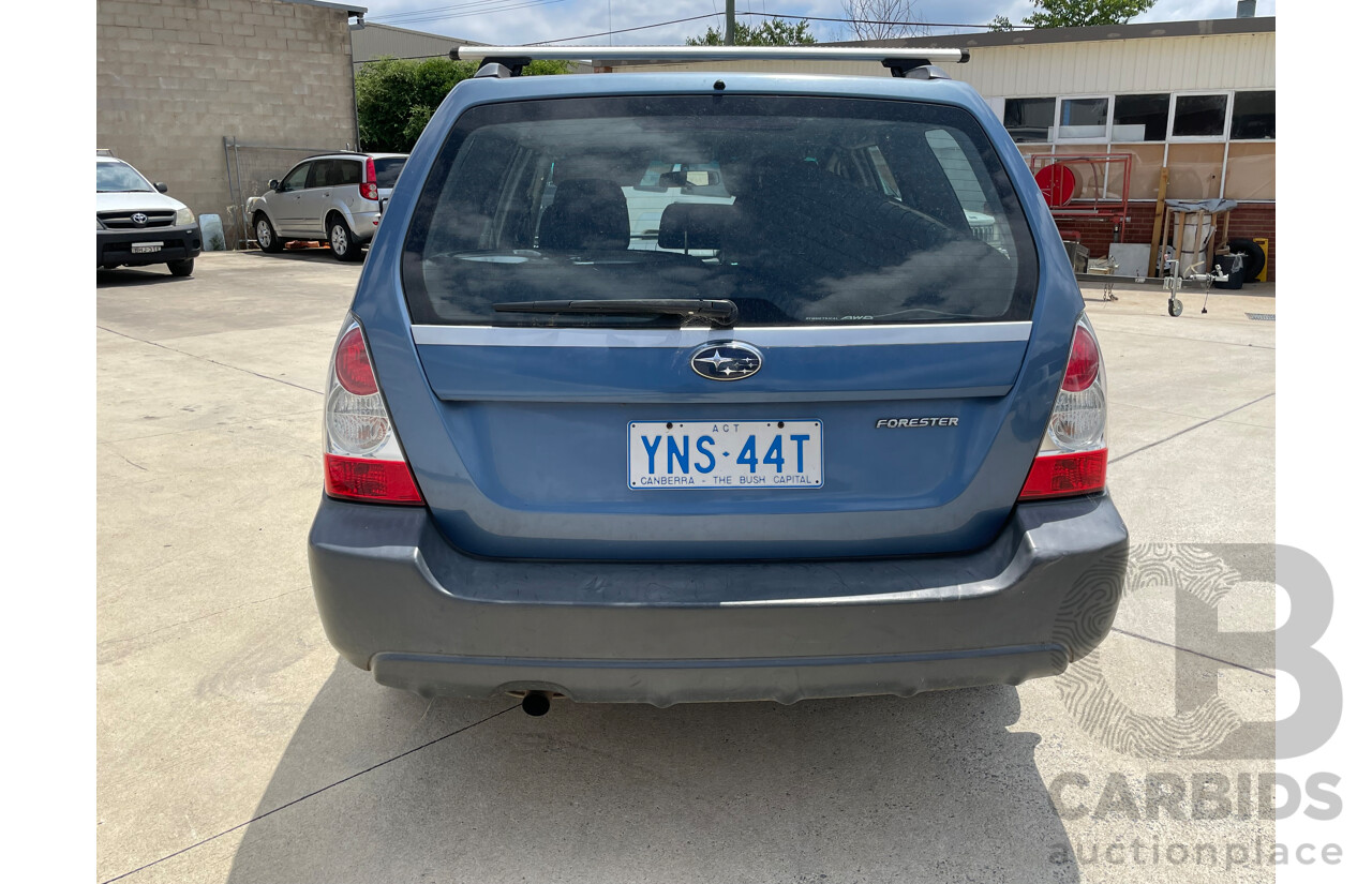 12/07 Subaru Forester X AWD MY07 4D Wagon Blue 2.5L