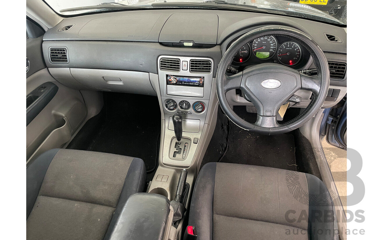 12/07 Subaru Forester X AWD MY07 4D Wagon Blue 2.5L