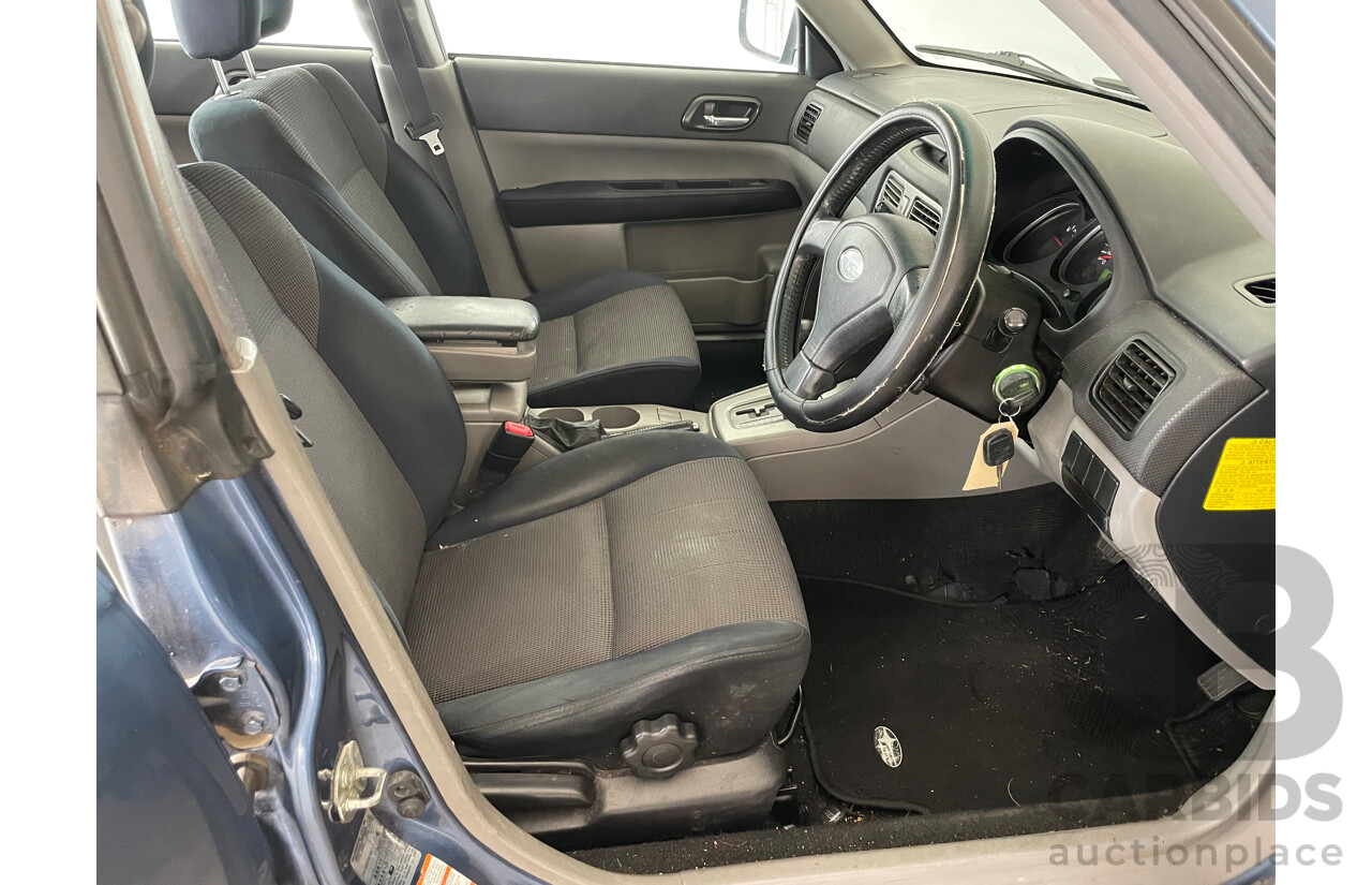 12/07 Subaru Forester X AWD MY07 4D Wagon Blue 2.5L