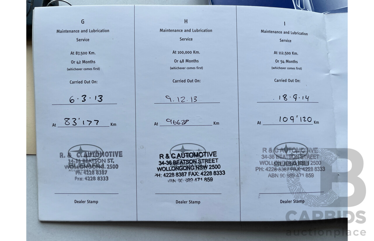 12/07 Subaru Forester X AWD MY07 4D Wagon Blue 2.5L