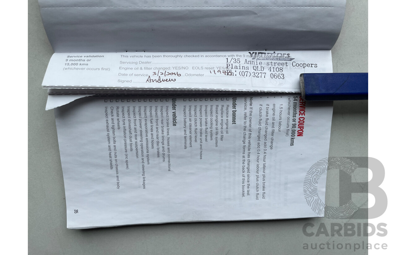 06/15 Holden Barina X FWD TM MY15 5D Hatchback White 1.6L