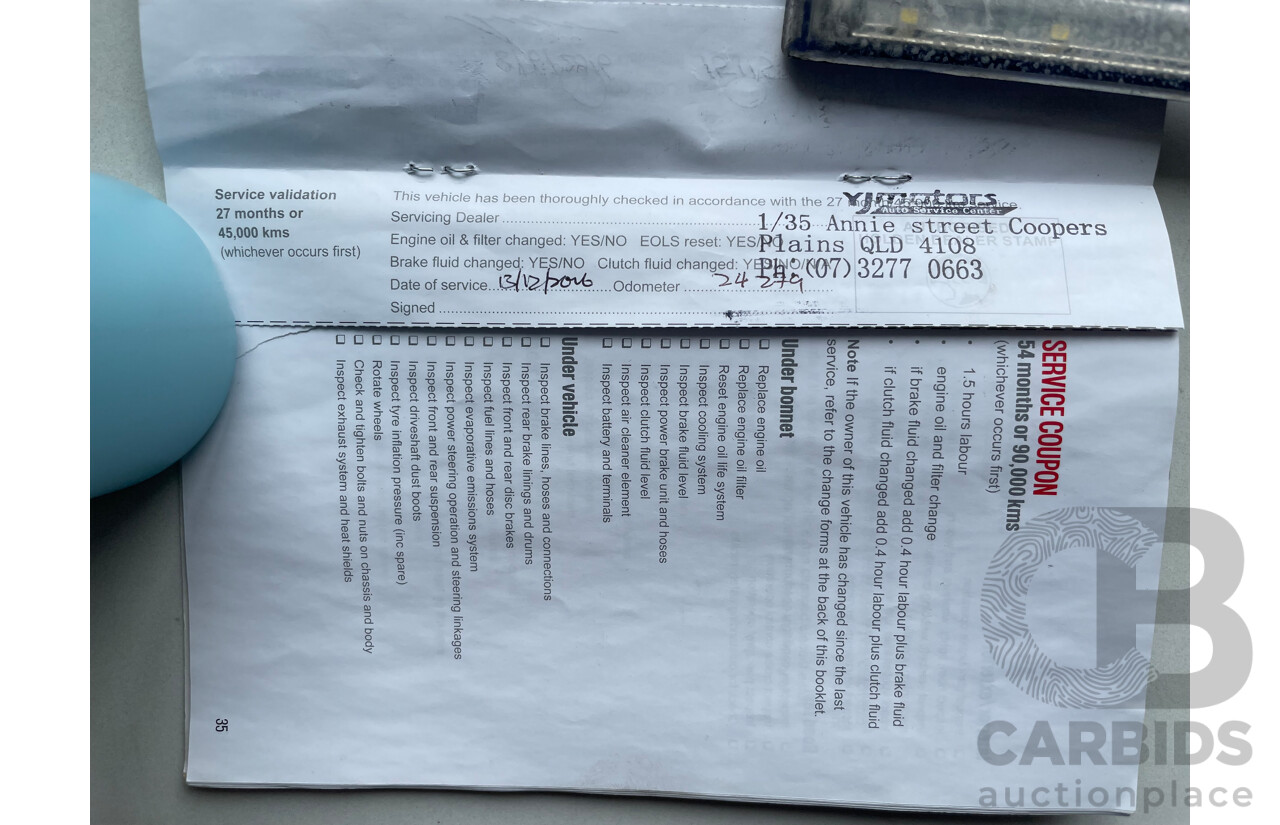 06/15 Holden Barina X FWD TM MY15 5D Hatchback White 1.6L