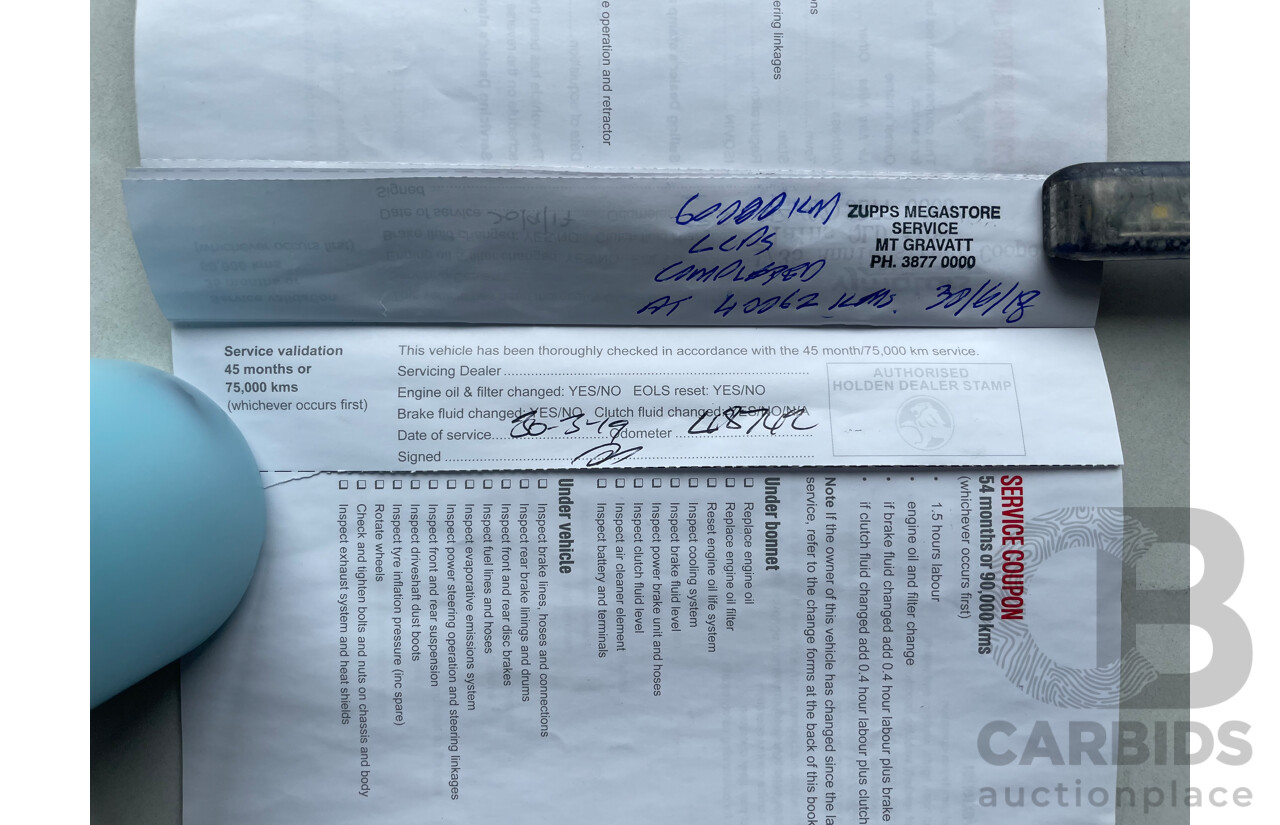 06/15 Holden Barina X FWD TM MY15 5D Hatchback White 1.6L