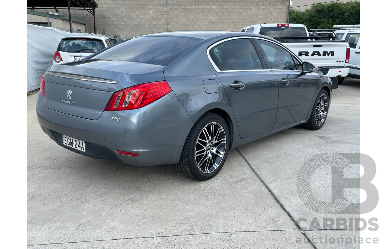 04/12 Peugeot 508 ALLURE HDi FWD  4D Sedan Silver  2.0L