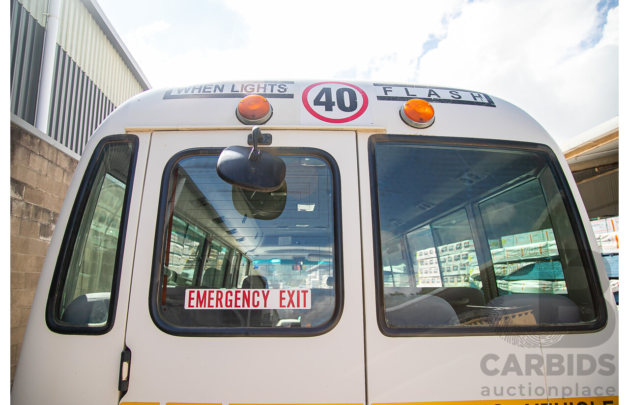 12/2011 Toyota Coaster XZB50R 21 Seater Bus White Turbo Diesel 4.0L