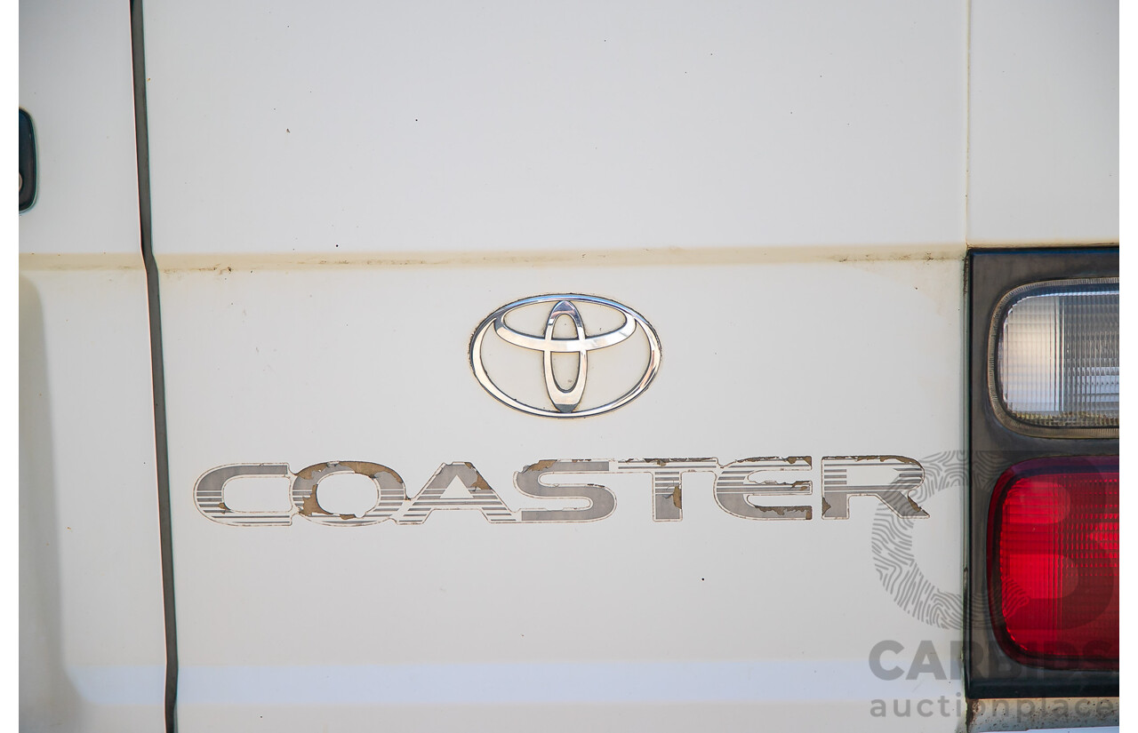 12/2011 Toyota Coaster XZB50R 21 Seater Bus White Turbo Diesel 4.0L