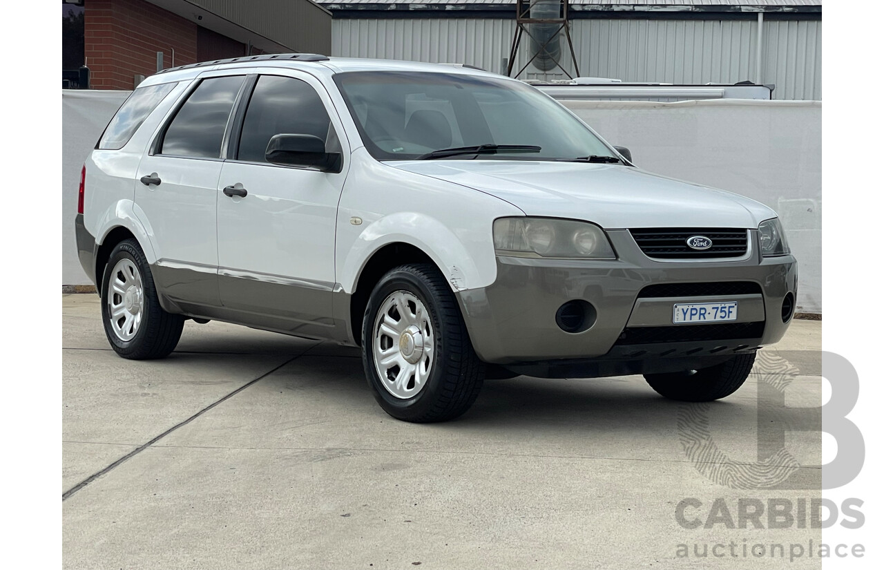 10/05 Ford Territory TX (RWD) RWD SY 4D Wagon White 4.0L