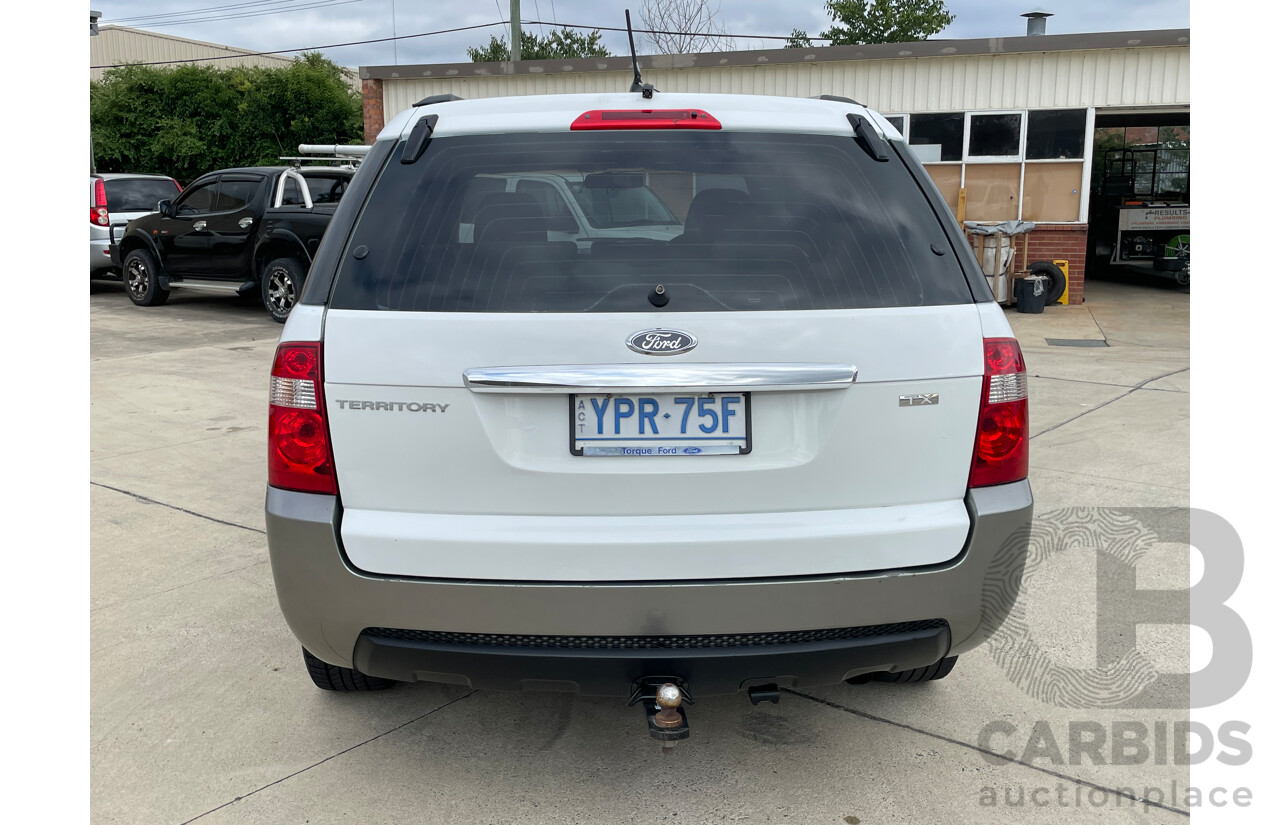 10/05 Ford Territory TX (RWD) RWD SY 4D Wagon White 4.0L