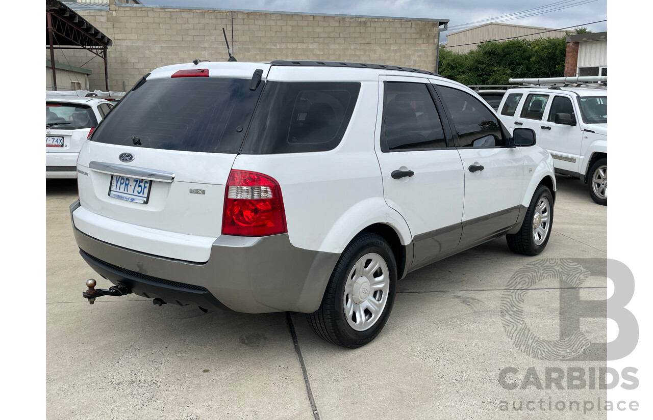 10/05 Ford Territory TX (RWD) RWD SY 4D Wagon White 4.0L