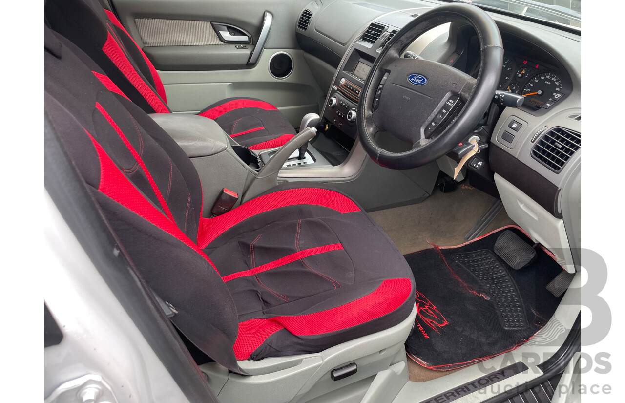 10/05 Ford Territory TX (RWD) RWD SY 4D Wagon White 4.0L