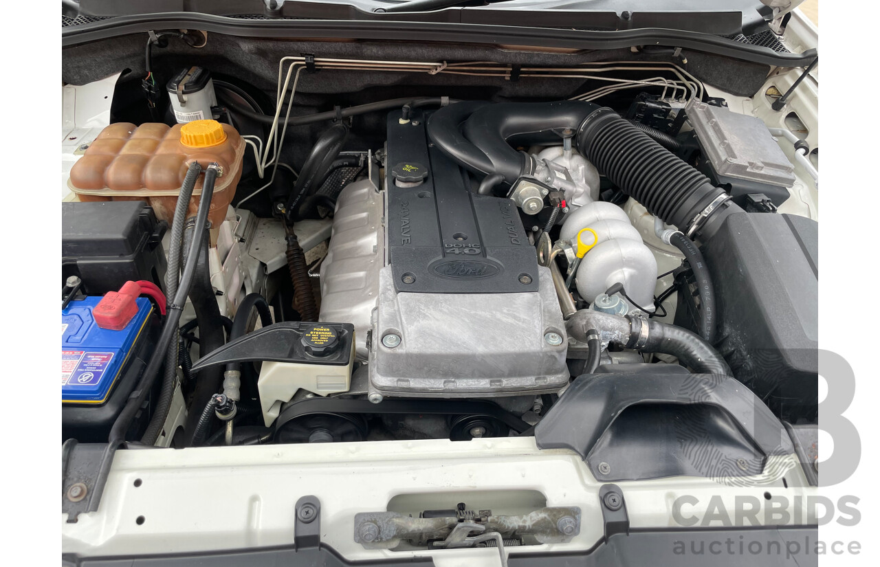 10/05 Ford Territory TX (RWD) RWD SY 4D Wagon White 4.0L